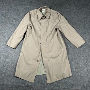 Misty Harbor Harbor Wear‎ In Good Health Women's Overcoat Size 36 Beige Cotton